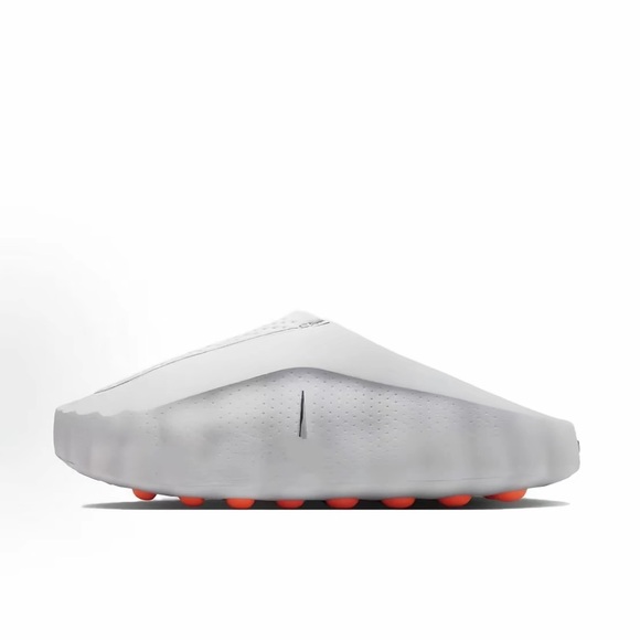 Nike Laceless Soccer Shoe in Bright Red with Silver Swoosh main image 4